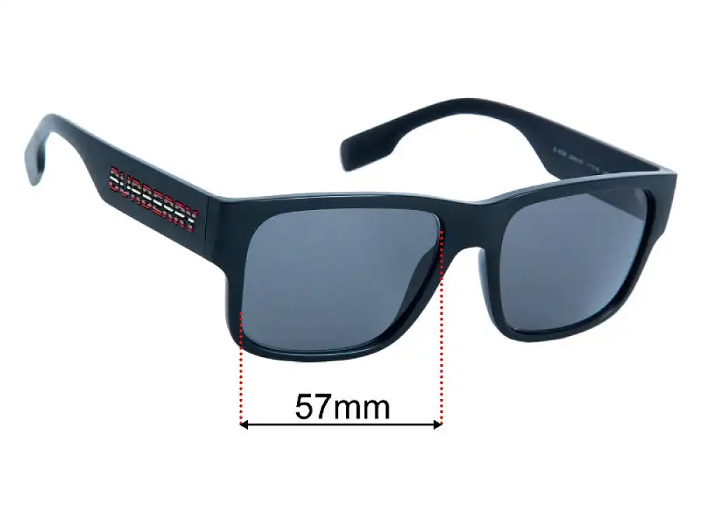 Burberry B 4358 57mm Replacement Lenses